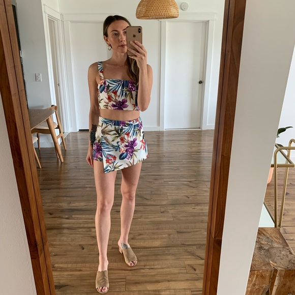 Forever 21 Dresses & Skirts - ✨ FOREVER 21 TROPICAL PRINT SET